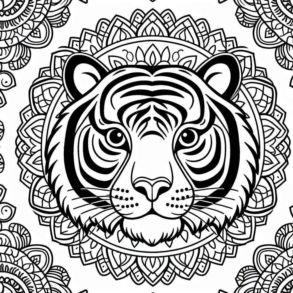 Dibujo gratuito Mandalas Tigre #221052 de la coleccion Mandalas para imprimir Dibujo gratuito Mandalas Tigre #221052 de la coleccion Mandalas para imprimir