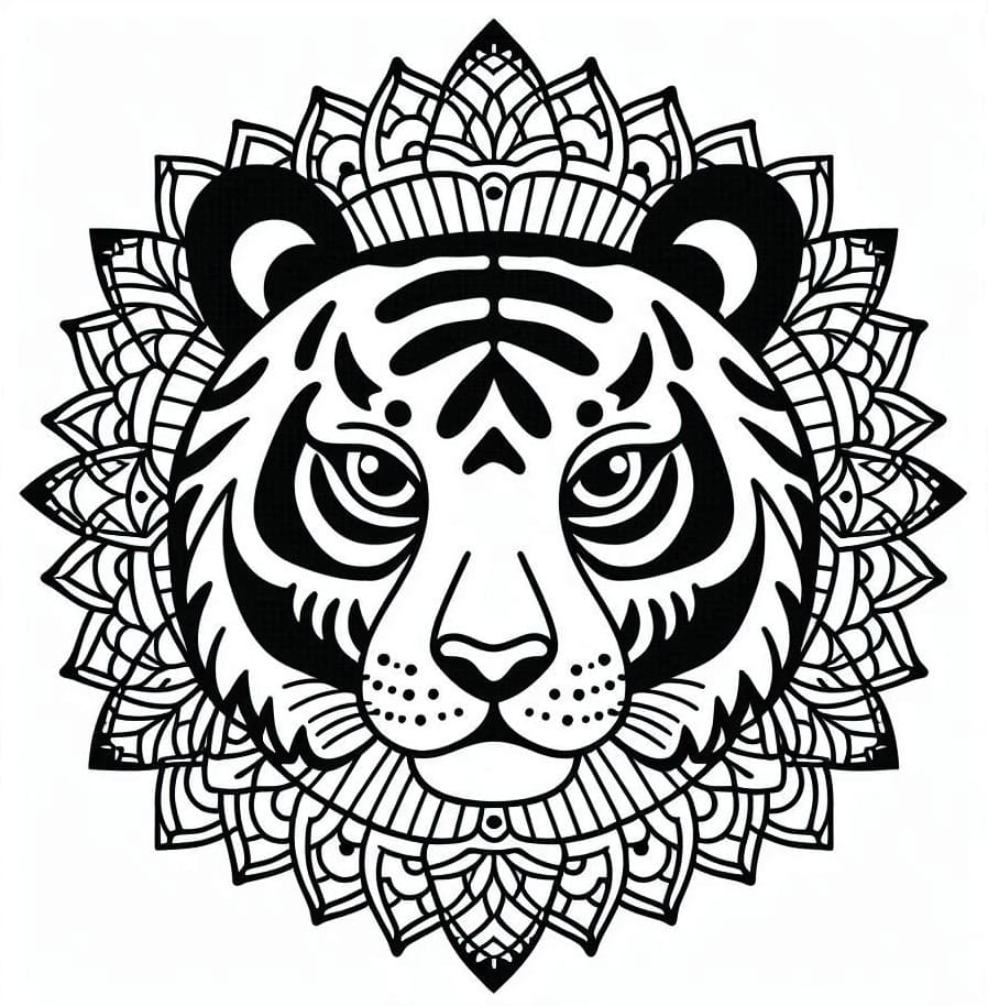 Dibujo gratuito Mandalas Tigre #221060 de la coleccion Mandalas para imprimir Dibujo gratuito Mandalas Tigre #221060 de la coleccion Mandalas para imprimir