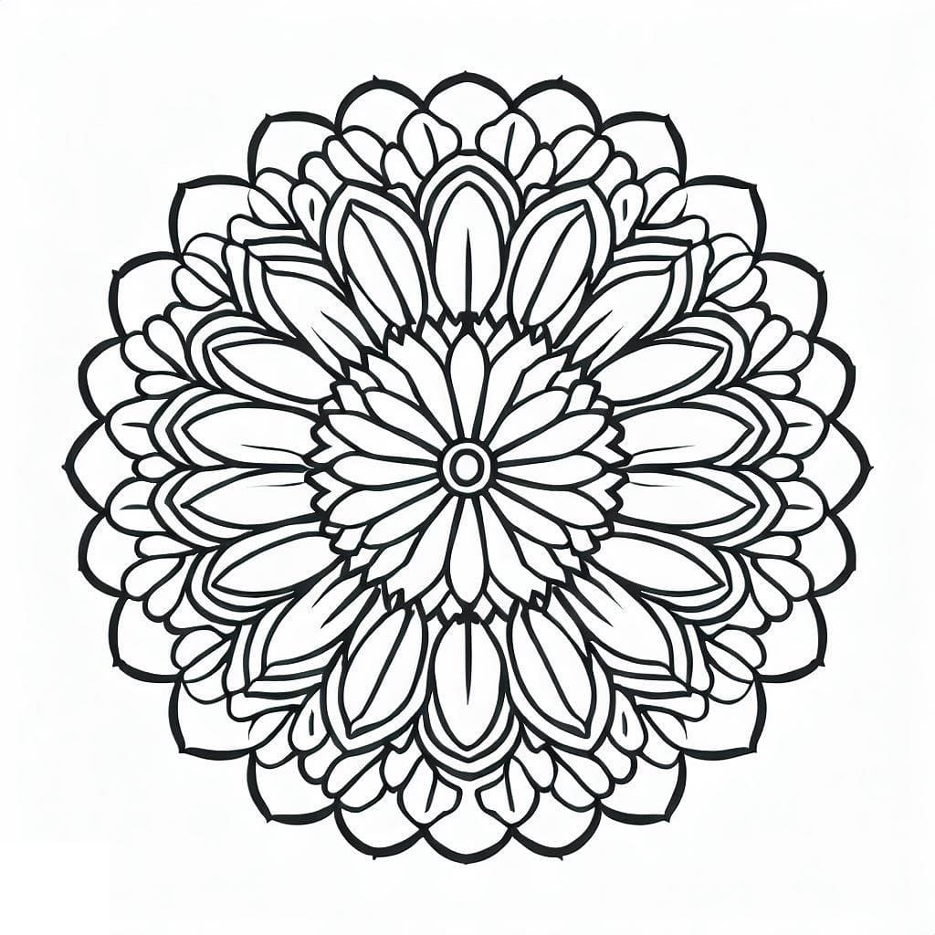 Dibujo gratuito Rosetón #193011 de la coleccion Mandalas para imprimir