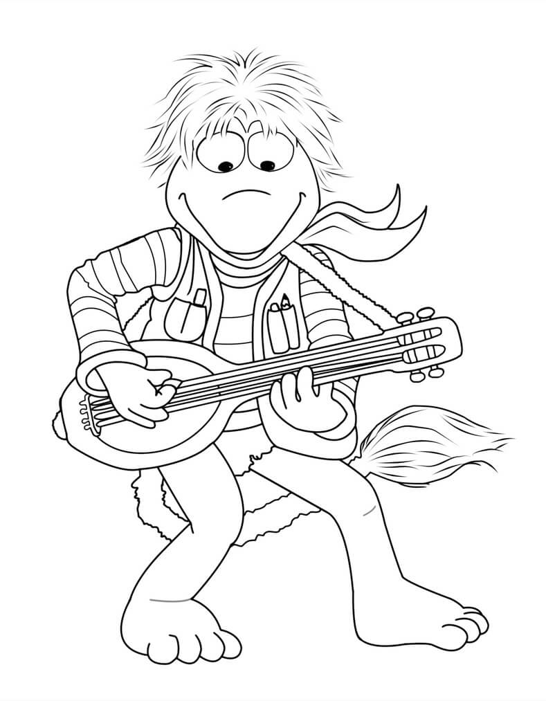 Dibujo para colorear: Guitarra (Música) #173161 - Dibujos para Colorear e Imprimir Gratis