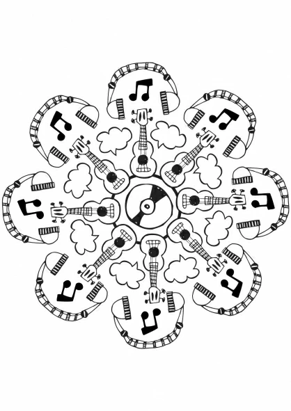 Dibujo gratuito Instrumentos musicales #167145 de la coleccion Música para imprimir