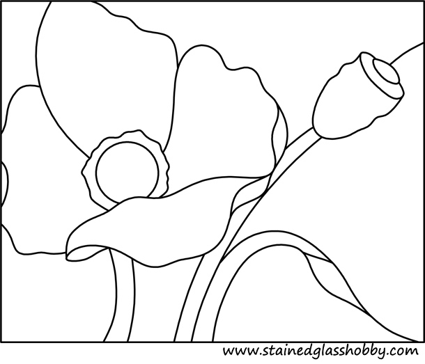 Dibujo para colorear: Amapola (Naturaleza y Estaciones) #162555 - Dibujos para Colorear e Imprimir Gratis