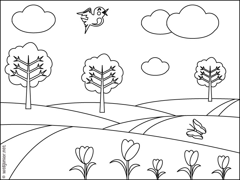 Dibujo gratuito Árbol #154849 de la coleccion Naturaleza y Estaciones para imprimir