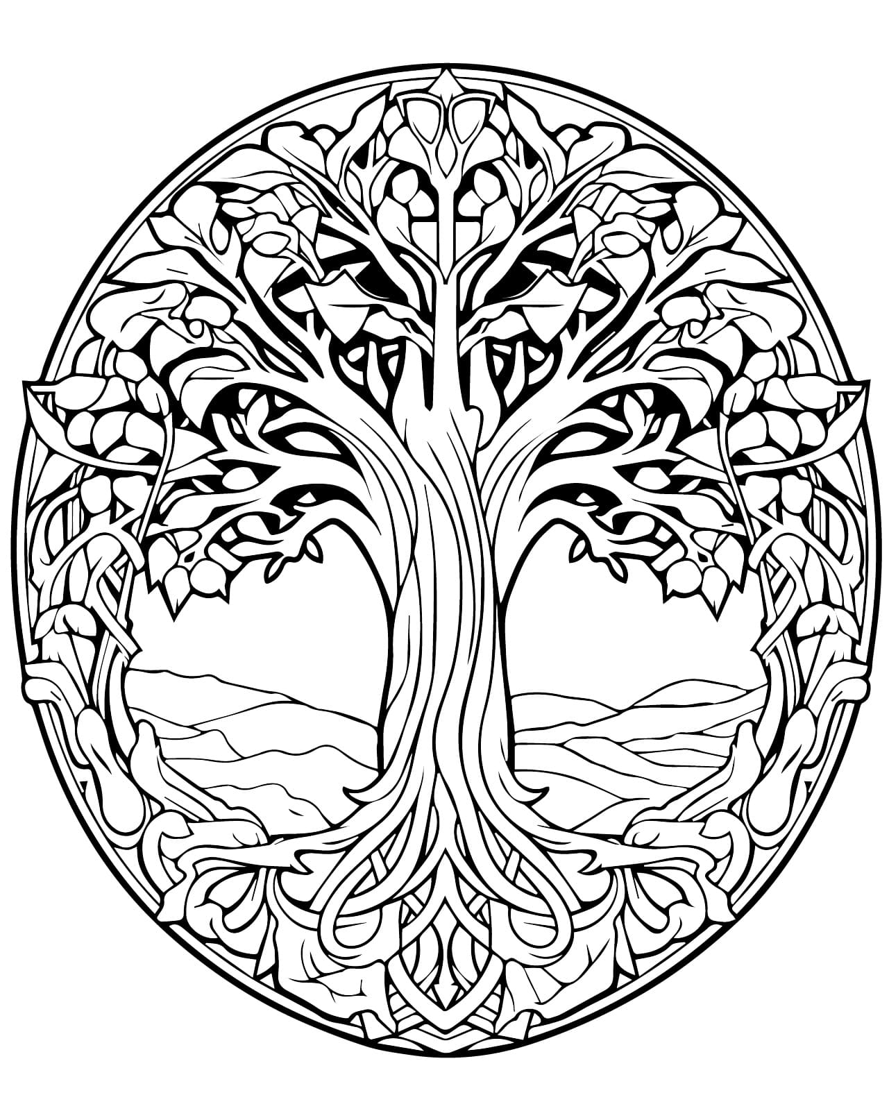 Dibujo gratuito Árbol de la Vida #214150 de la coleccion Naturaleza y Estaciones para imprimir Dibujo gratuito Árbol de la Vida #214150 de la coleccion Naturaleza y Estaciones para imprimir