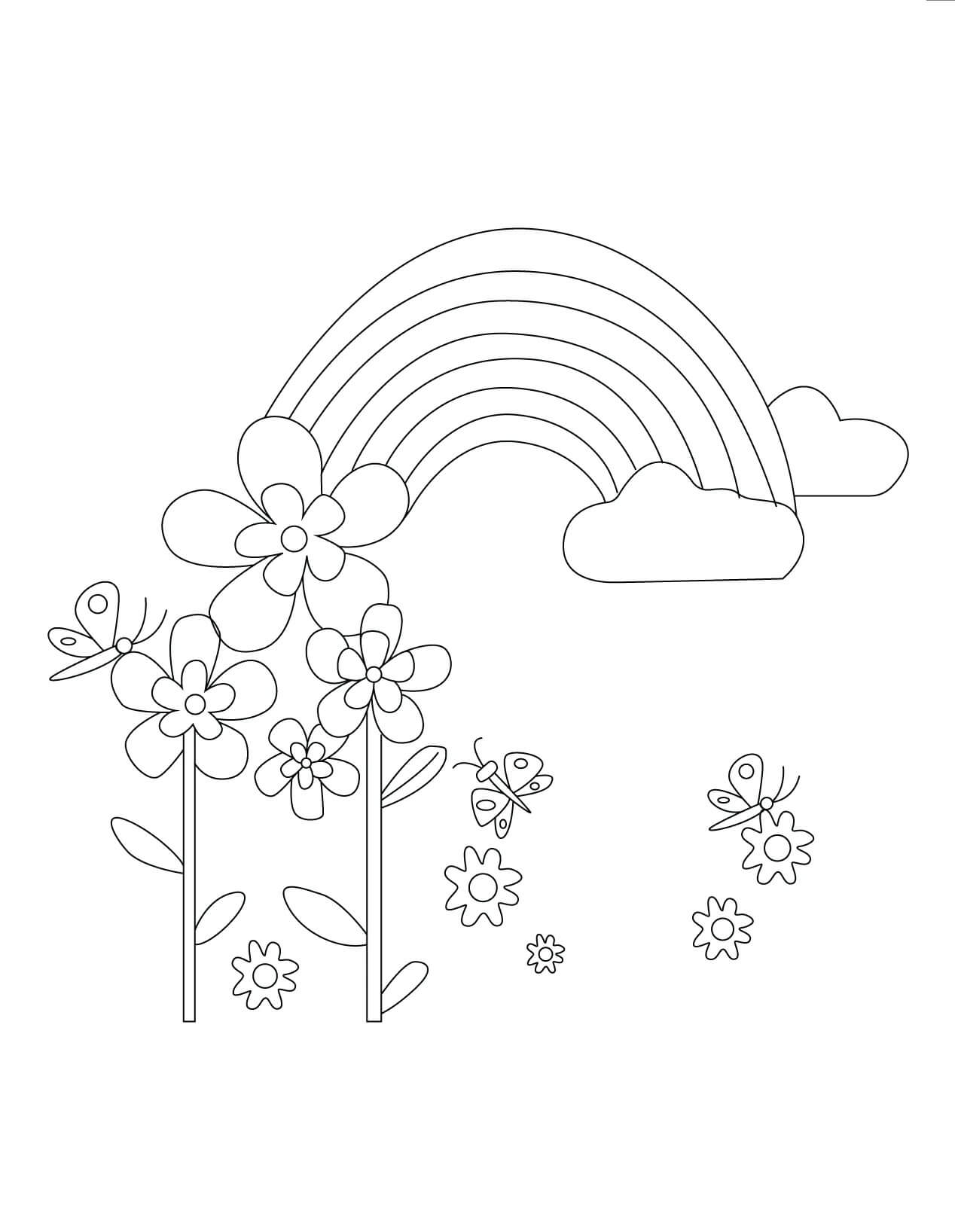 Dibujo gratuito Arcoíris #172385 de la coleccion Naturaleza y Estaciones para imprimir Dibujo gratuito Arcoíris #172385 de la coleccion Naturaleza y Estaciones para imprimir