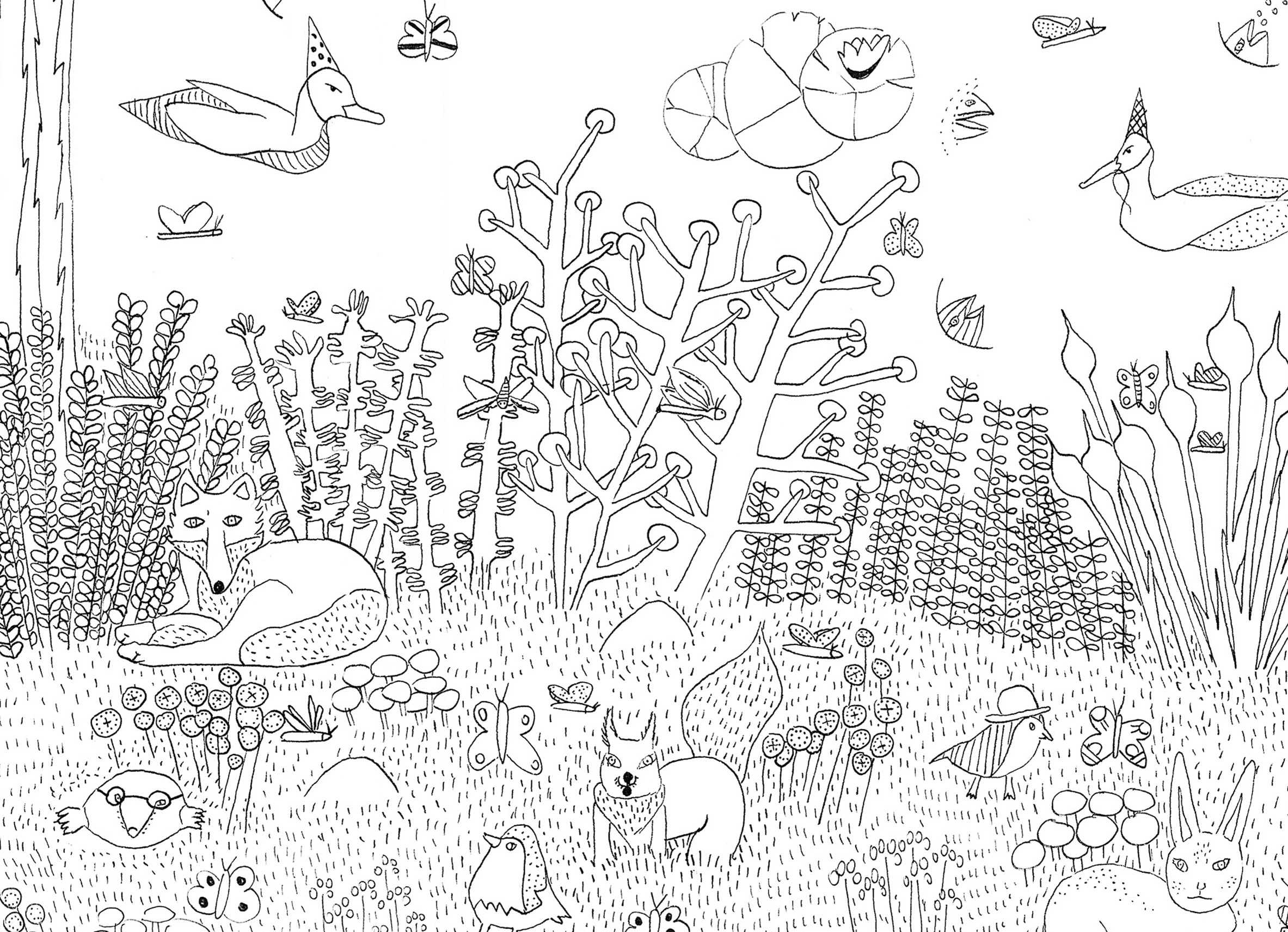 Dibujo gratuito Bosque #157113 de la coleccion Naturaleza y Estaciones para imprimir