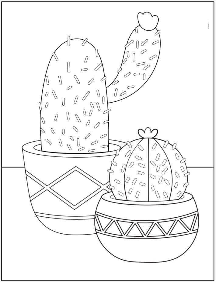 Dibujo gratuito Cactus #170808 de la coleccion Naturaleza y Estaciones para imprimir