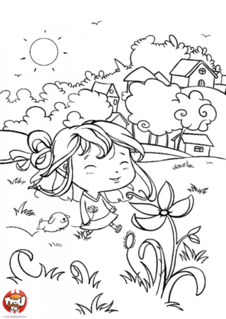 Dibujo gratuito Campo #165481 de la coleccion Naturaleza y Estaciones para imprimir