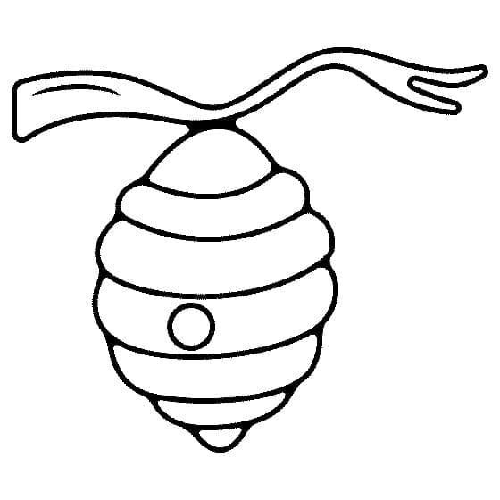 Dibujo gratuito Colmena #221627 de la coleccion Naturaleza y Estaciones para imprimir