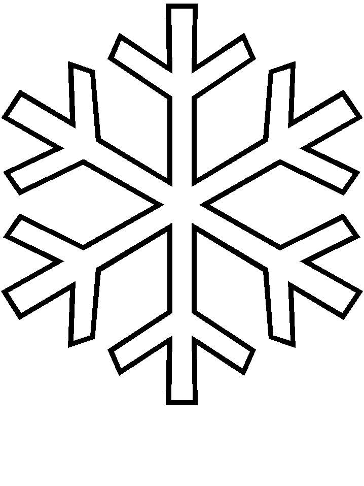 Dibujo para colorear: Copo de Nieve (Naturaleza y Estaciones) #160452 - Dibujos para Colorear e Imprimir Gratis