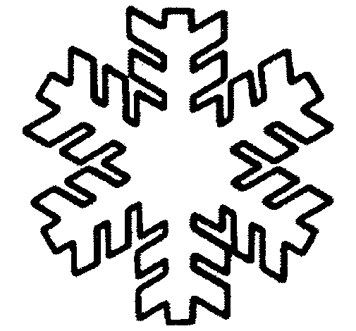 Dibujo para colorear: Copo de Nieve (Naturaleza y Estaciones) #160469 - Dibujos para Colorear e Imprimir Gratis