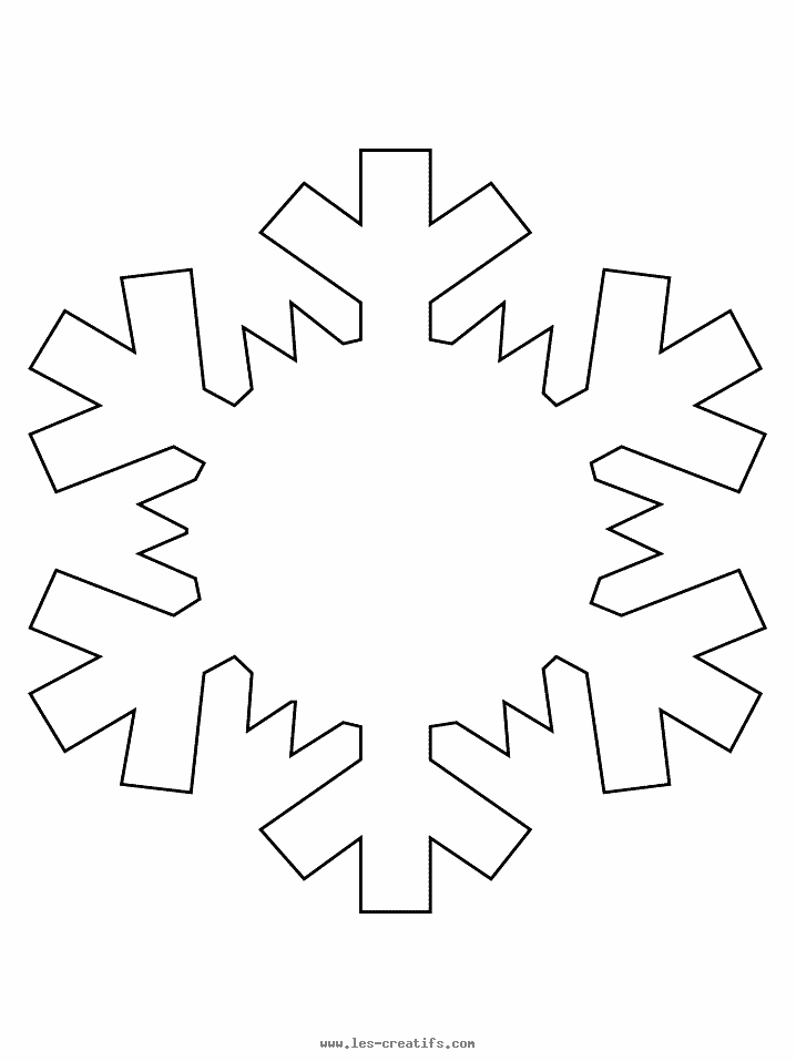 Dibujo para colorear: Copo de Nieve (Naturaleza y Estaciones) #160483 - Dibujos para Colorear e Imprimir Gratis
