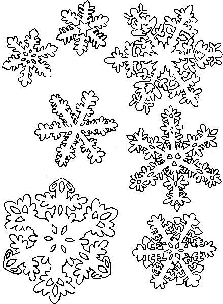 Dibujo para colorear: Copo de Nieve (Naturaleza y Estaciones) #160490 - Dibujos para Colorear e Imprimir Gratis
