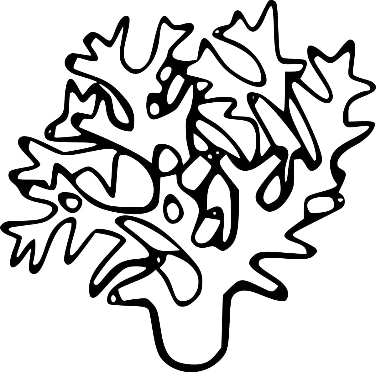 Dibujo gratuito Coral #210307 de la coleccion Naturaleza y Estaciones para imprimir