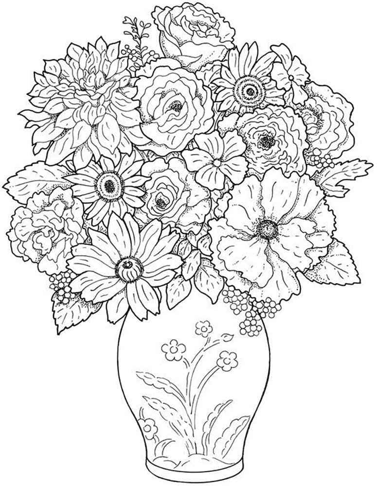 Dibujo gratuito Dalia #176512 de la coleccion Naturaleza y Estaciones para imprimir