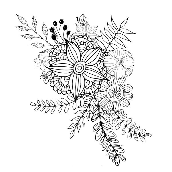 Dibujo gratuito Flor #170880 de la coleccion Naturaleza y Estaciones para imprimir