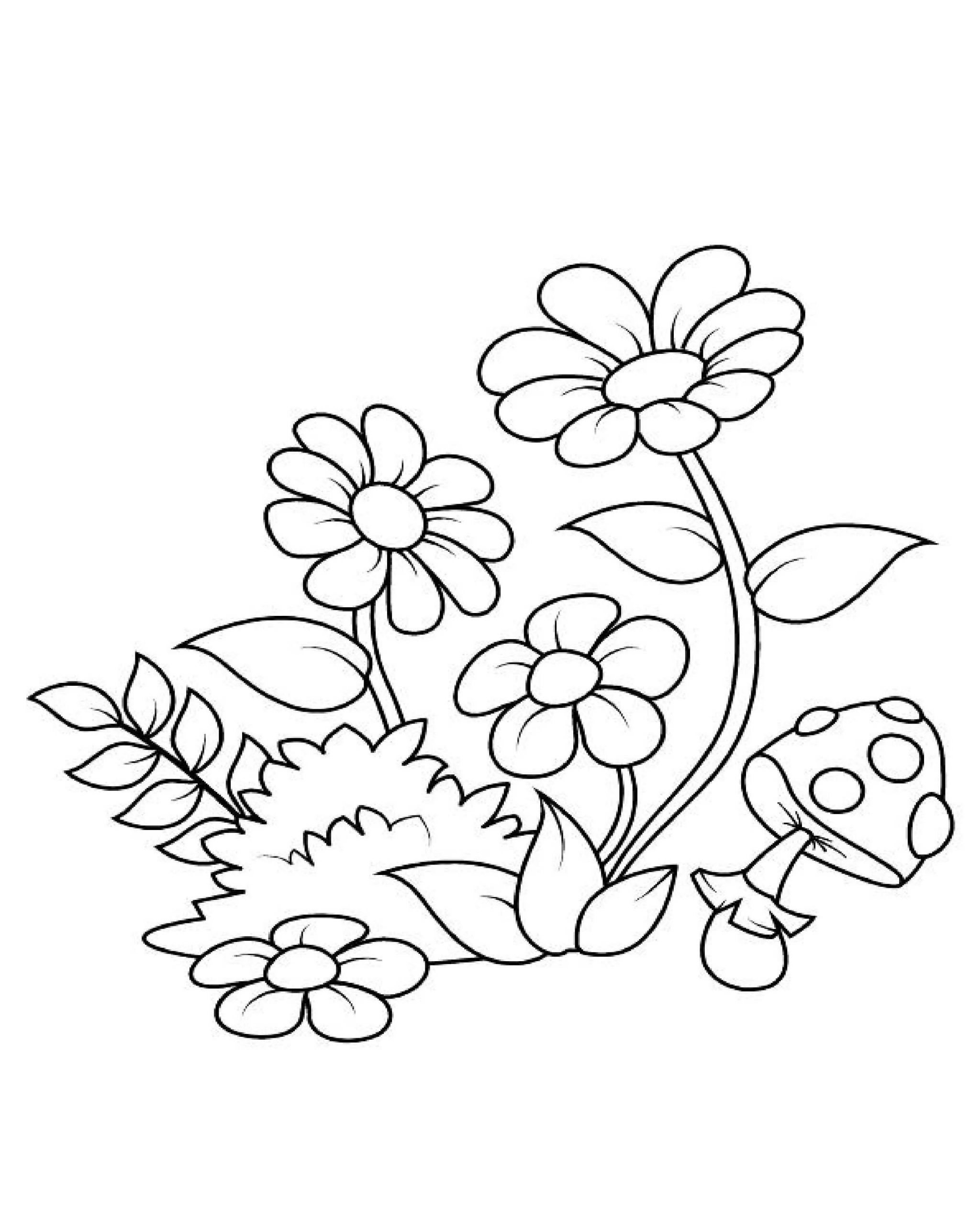 Dibujo gratuito Flor #170985 de la coleccion Naturaleza y Estaciones para imprimir