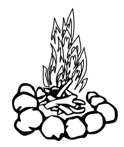 Dibujo gratuito Fuego #188314 de la coleccion Naturaleza y Estaciones para imprimir