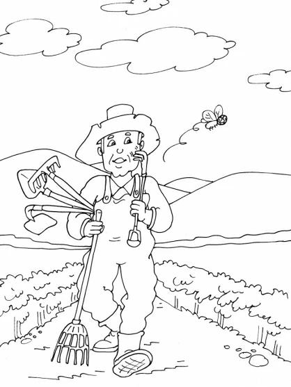 Dibujo gratuito Jardín #166353 de la coleccion Naturaleza y Estaciones para imprimir