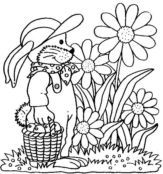 Dibujo para colorear: Jardín (Naturaleza y Estaciones) #166369 - Dibujos para Colorear e Imprimir Gratis