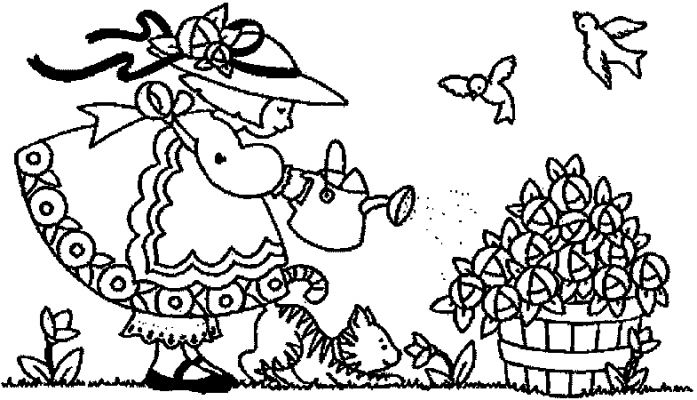 Dibujo gratuito Jardín #166417 de la coleccion Naturaleza y Estaciones para imprimir