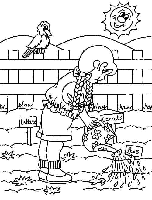 Dibujo gratuito Jardín #180024 de la coleccion Naturaleza y Estaciones para imprimir