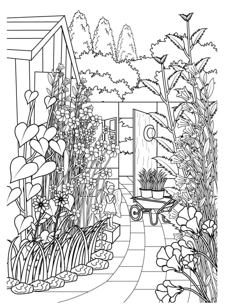 Dibujo gratuito Jardín #180030 de la coleccion Naturaleza y Estaciones para imprimir