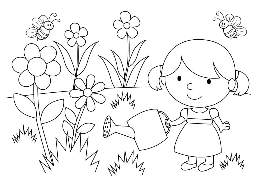 Dibujo gratuito Jardín #180048 de la coleccion Naturaleza y Estaciones para imprimir