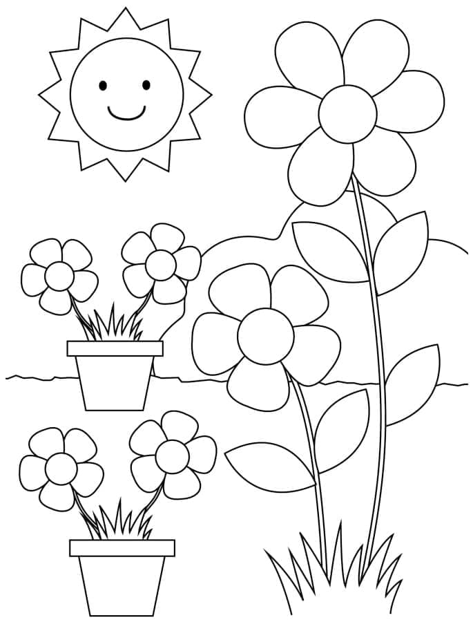 Dibujo gratuito Jardín #180050 de la coleccion Naturaleza y Estaciones para imprimir