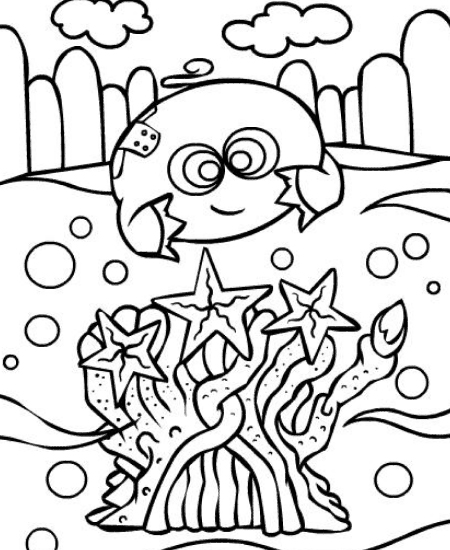 Dibujo para colorear: Lago (Naturaleza y Estaciones) #166112 - Dibujos para Colorear e Imprimir Gratis