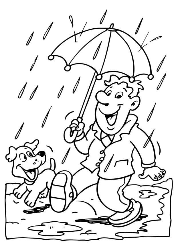 Dibujo gratuito Lluvia #193793 de la coleccion Naturaleza y Estaciones para imprimir