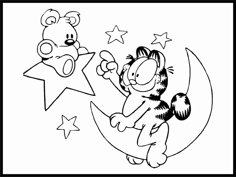 Dibujo gratuito Luna #155704 de la coleccion Naturaleza y Estaciones para imprimir
