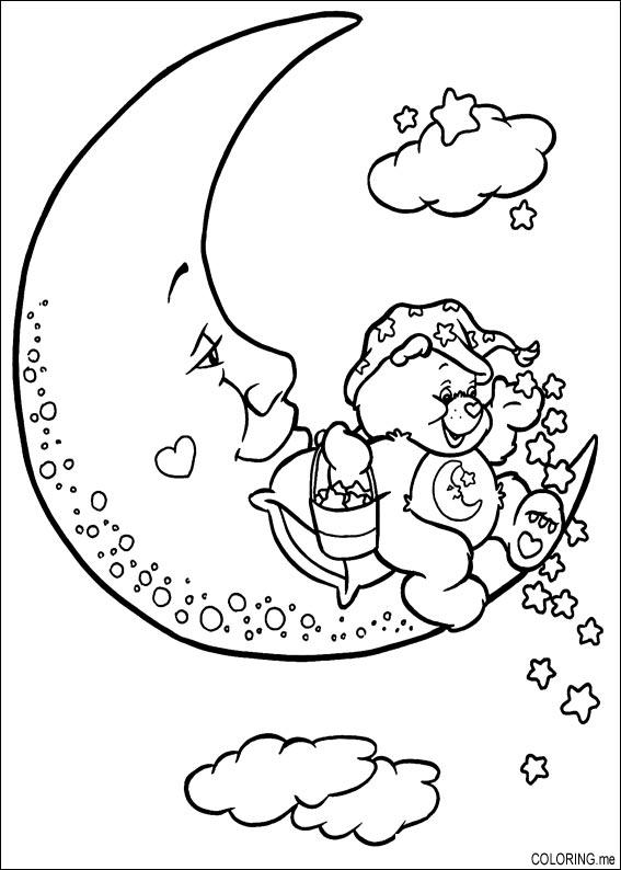 Dibujo gratuito Luna #155708 de la coleccion Naturaleza y Estaciones para imprimir