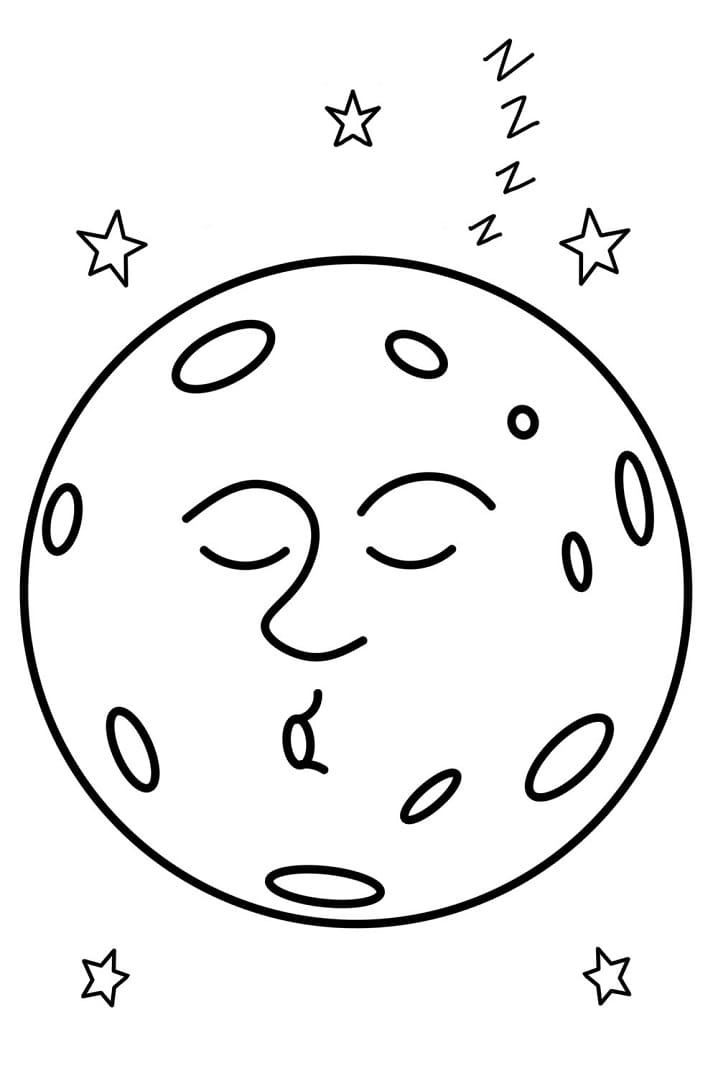 Dibujo gratuito Luna #188751 de la coleccion Naturaleza y Estaciones para imprimir Dibujo gratuito Luna #188751 de la coleccion Naturaleza y Estaciones para imprimir