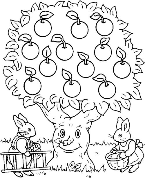 Dibujo gratuito Manzano #163797 de la coleccion Naturaleza y Estaciones para imprimir