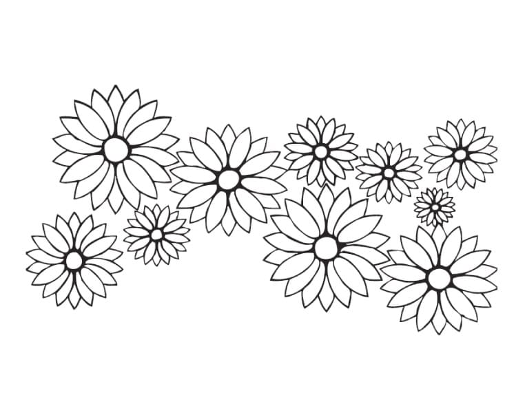 Dibujo gratuito Margarita #176545 de la coleccion Naturaleza y Estaciones para imprimir