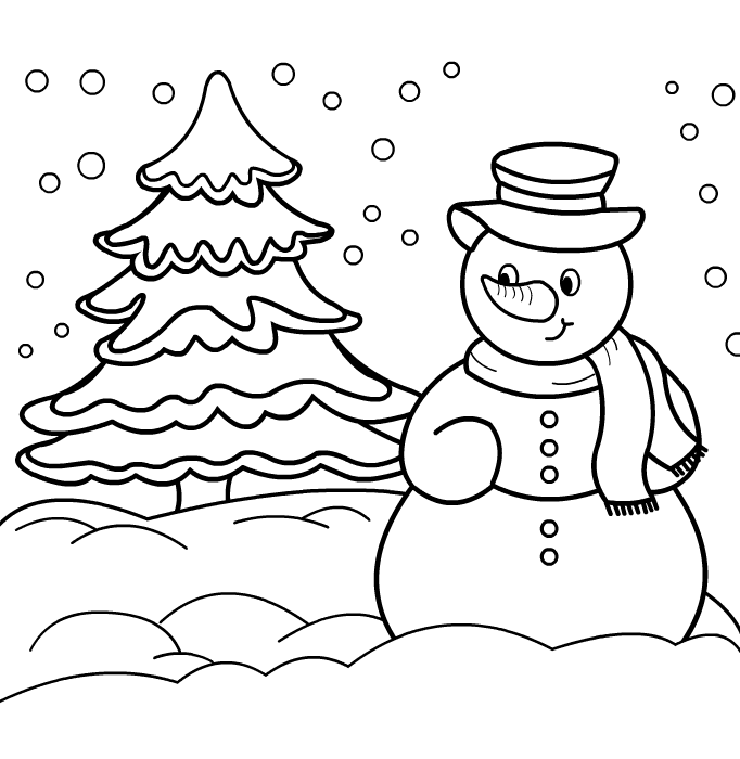 Dibujo gratuito Muñeco de Nieve #89164 de la coleccion Naturaleza y Estaciones para imprimir Dibujo gratuito Muñeco de Nieve #89164 de la coleccion Naturaleza y Estaciones para imprimir