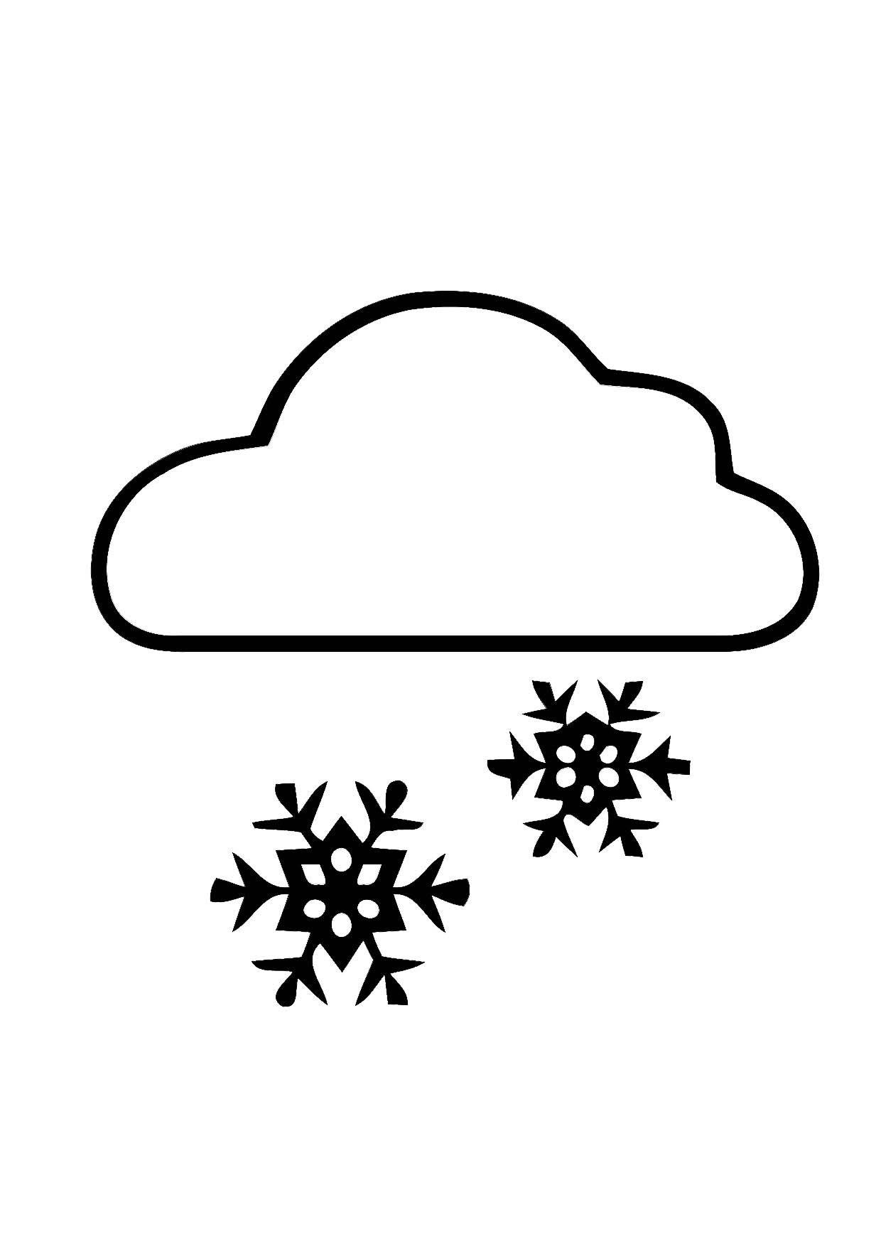 Dibujo gratuito Nieve #158532 de la coleccion Naturaleza y Estaciones para imprimir