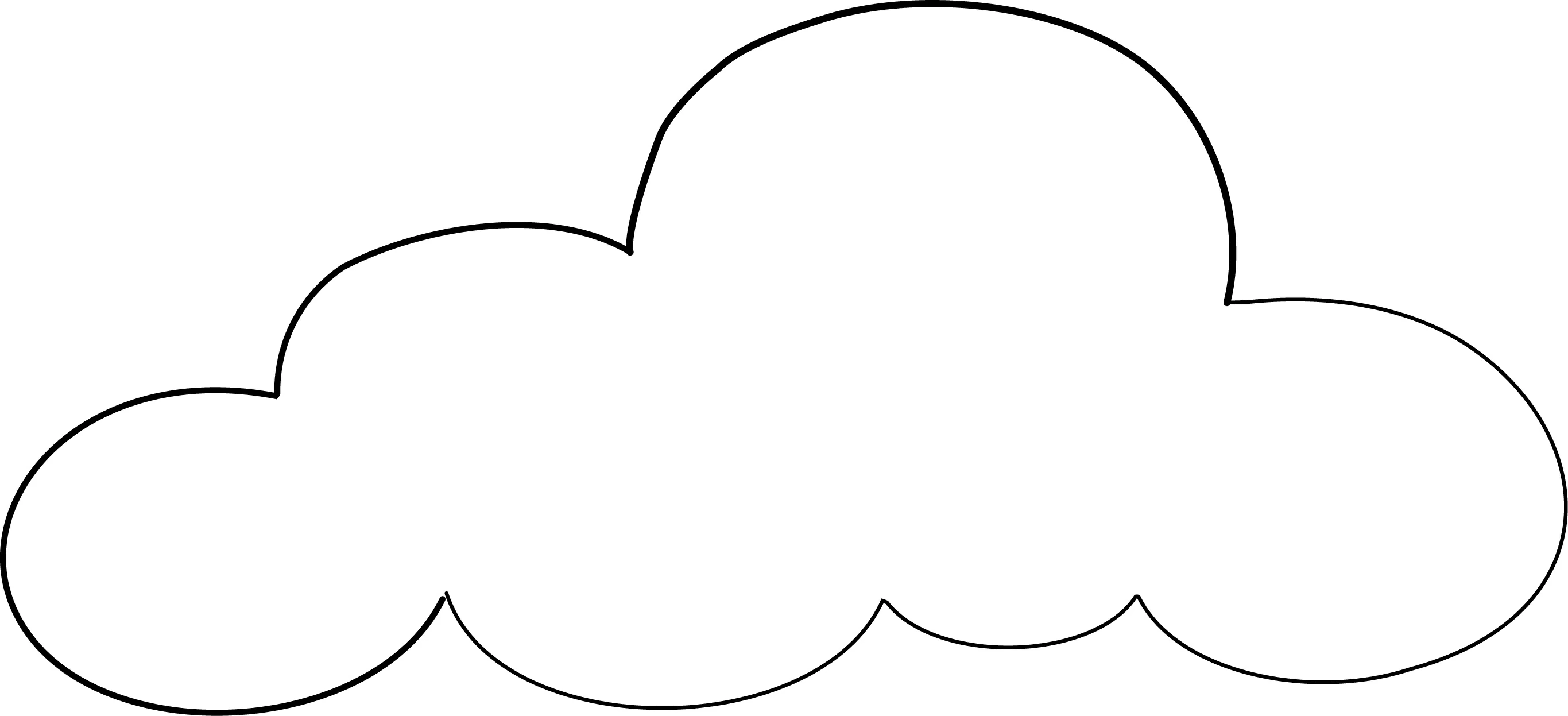 Dibujo para colorear: Nube (Naturaleza y Estaciones) #157331 - Dibujos para Colorear e Imprimir Gratis