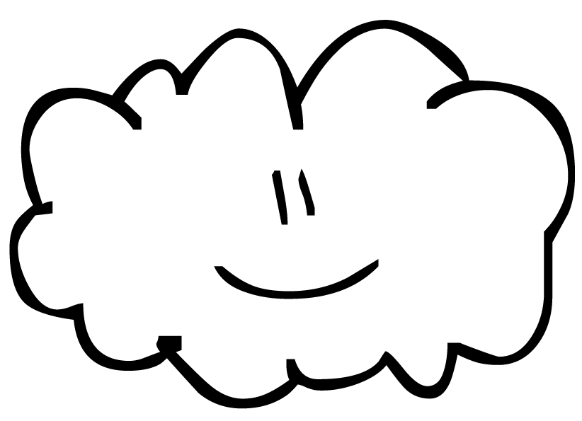 Dibujo gratuito Nube #157340 de la coleccion Naturaleza y Estaciones para imprimir