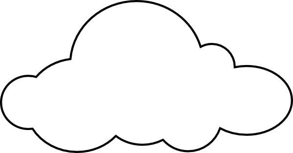 Dibujo gratuito Nube #157342 de la coleccion Naturaleza y Estaciones para imprimir