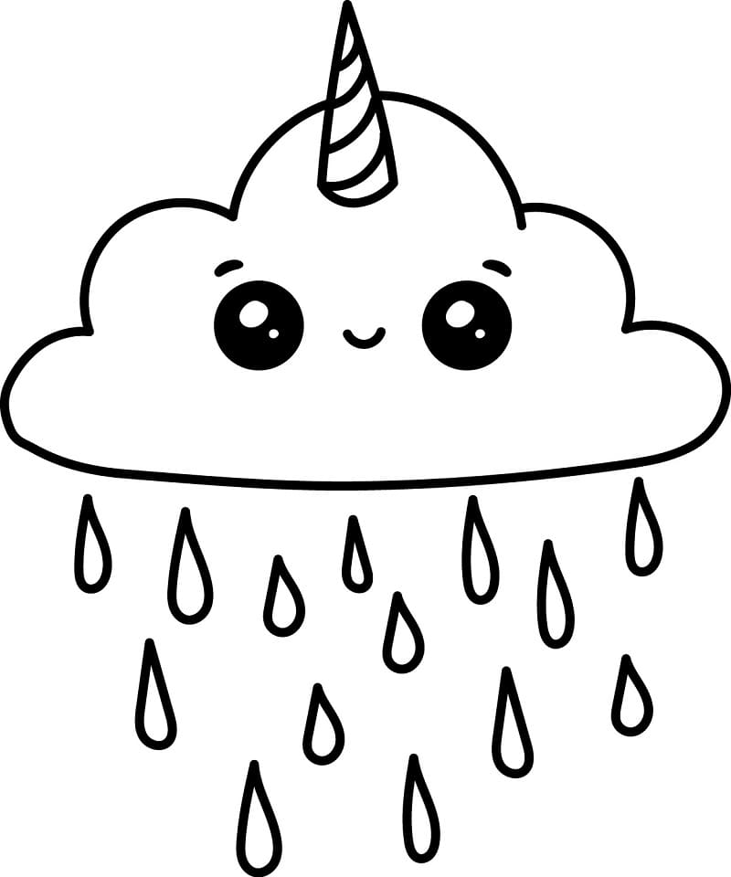 Dibujo gratuito Nube #206346 de la coleccion Naturaleza y Estaciones para imprimir