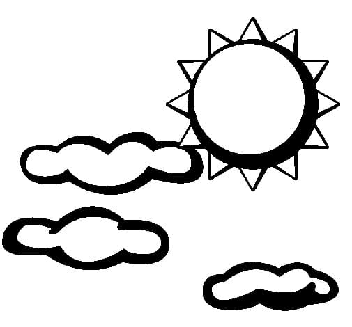 Dibujo gratuito Nube #206351 de la coleccion Naturaleza y Estaciones para imprimir