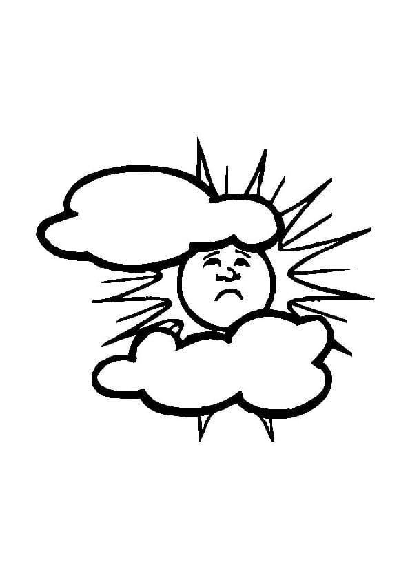 Dibujo gratuito Nube #206352 de la coleccion Naturaleza y Estaciones para imprimir
