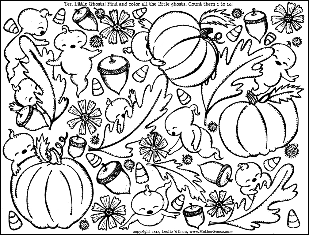 Dibujo para colorear: Otoño (Naturaleza y Estaciones) #164207 - Dibujos para Colorear e Imprimir Gratis