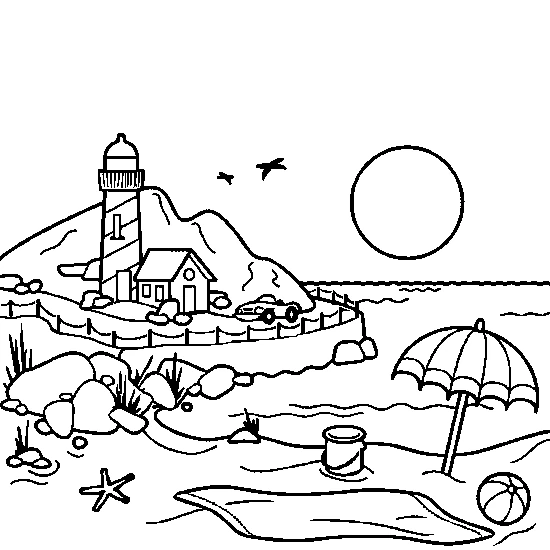 Dibujo gratuito Paisaje #165760 de la coleccion Naturaleza y Estaciones para imprimir