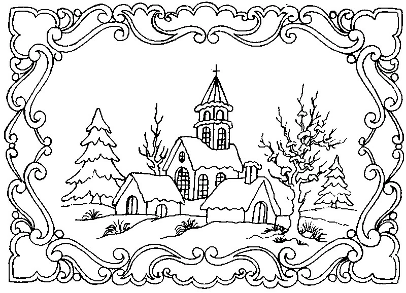Dibujo gratuito Paisaje #165833 de la coleccion Naturaleza y Estaciones para imprimir