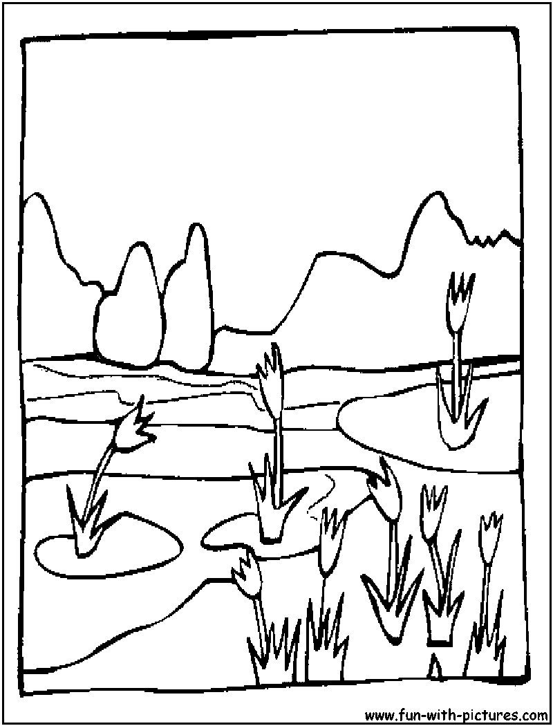 Dibujo gratuito Paisaje #165885 de la coleccion Naturaleza y Estaciones para imprimir