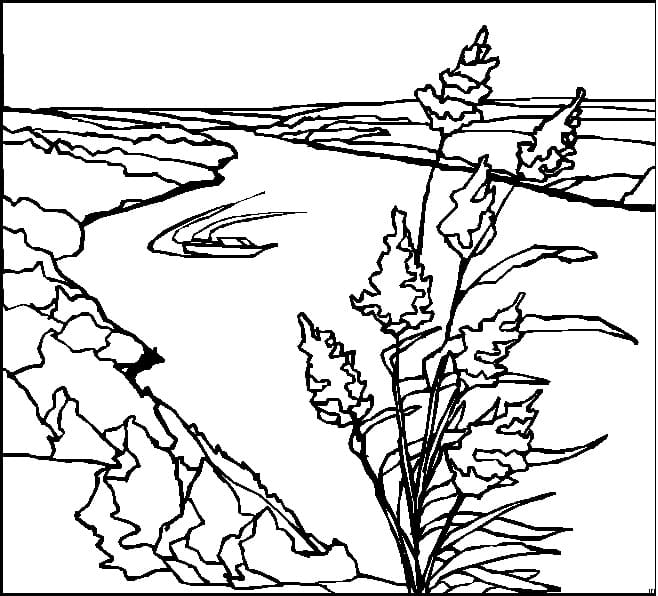 Dibujo gratuito Paisaje #194000 de la coleccion Naturaleza y Estaciones para imprimir