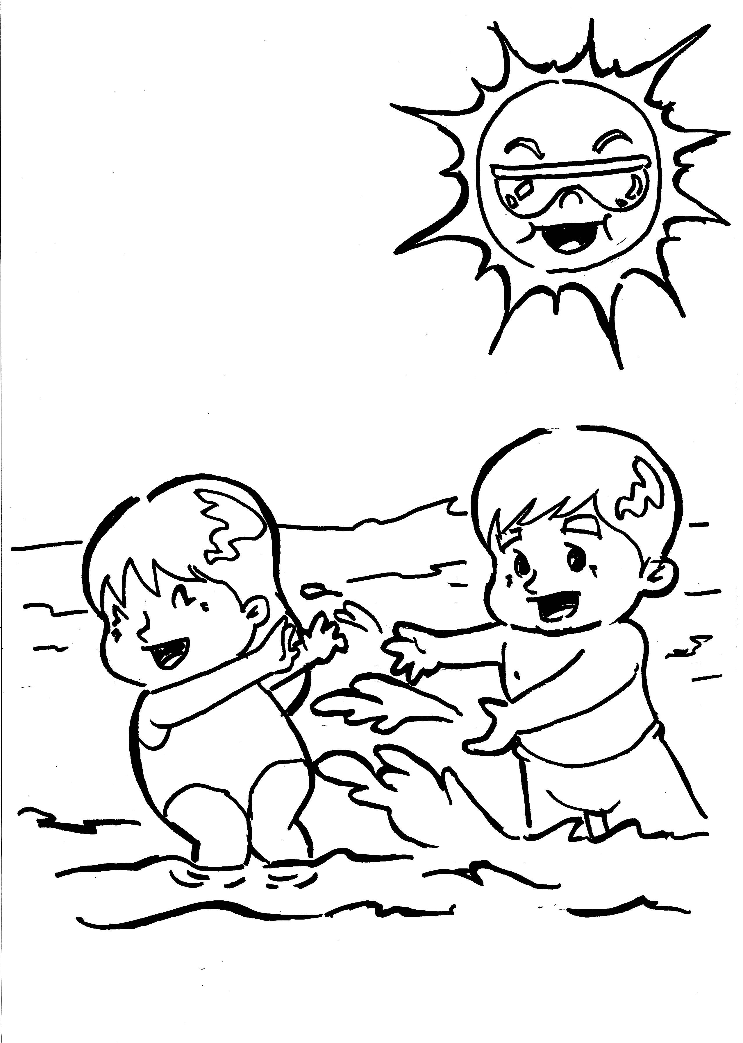 Dibujo gratuito Playa #159037 de la coleccion Naturaleza y Estaciones para imprimir